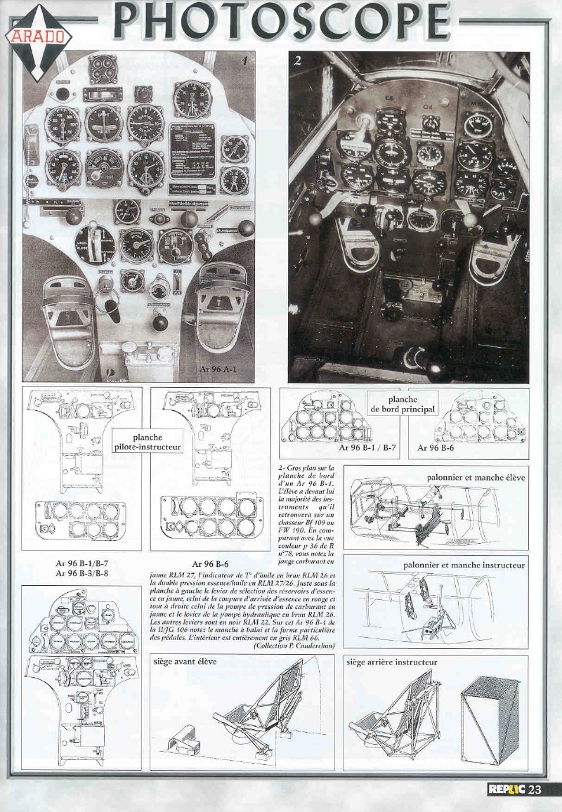 Replic 104 - Bleriot XI,Arado Ar 96